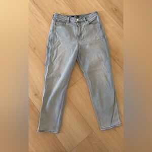 Hollister Women's Light Blue Straight Leg Jeans